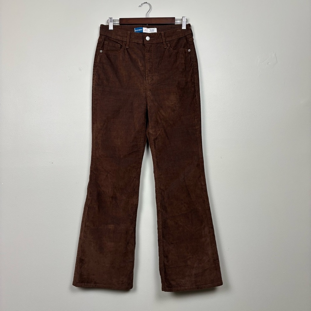 Old Navy Corduroy Pants 8P Higher High Rise Flare Secret Smooth Pockets Pants